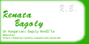 renata bagoly business card